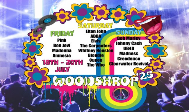 Woodshrop 25 Tribute Festival Discounted Tickets