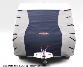 Caravan front towing cover