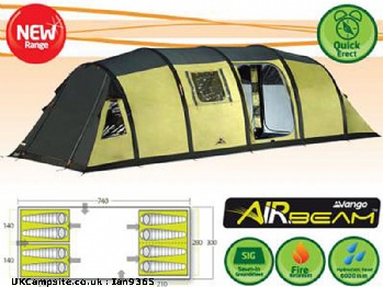 Vango Airbeam Infinity 800, 7+ berth, (2011)