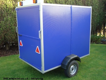 box trailer single axle rear door vgc