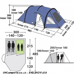 Outwell Explorer, 4 berth