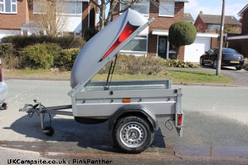 Brenderup 1150 trailer with ABS hard top