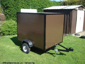  box trailer aluminium sgl axle west mid