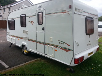 Elddis Avante 524, 4 berth, (2001)