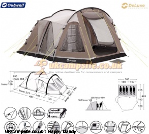 Outwell Nevada M, 5 berth, (2012)