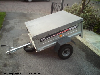 Erde 122 galvanised trailer