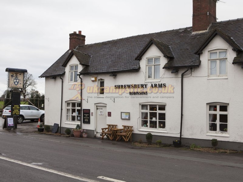 The Shrewsbury Arms Certificated Site , Little Budworth Campsites, Cheshire