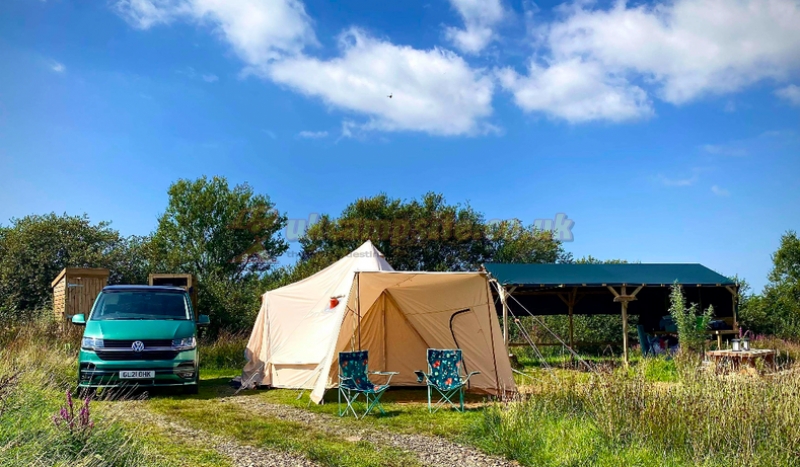 Kings Mill Camping , Castlemartin Campsites, Pembrokeshire