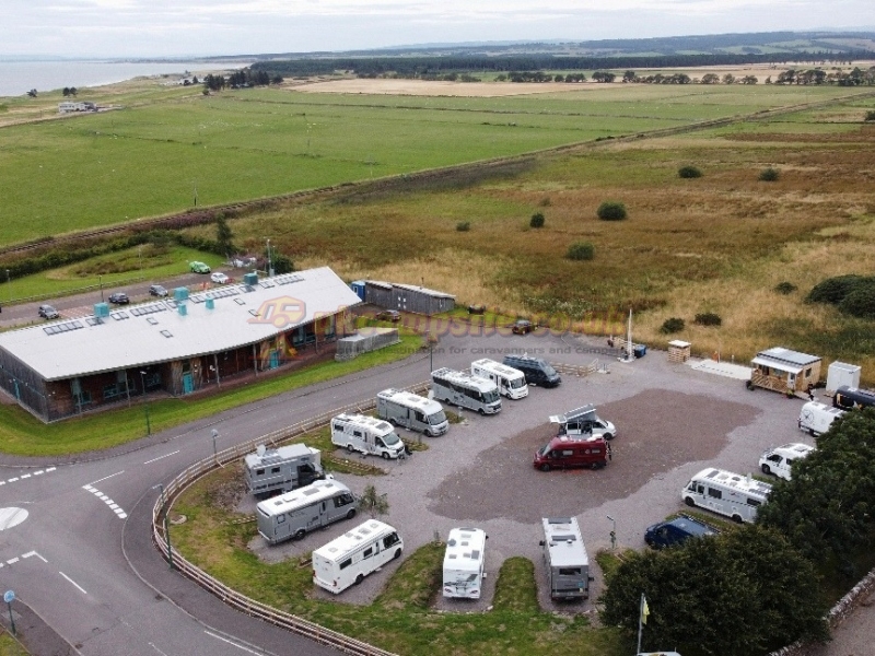 Motorhome Camping At Golspie