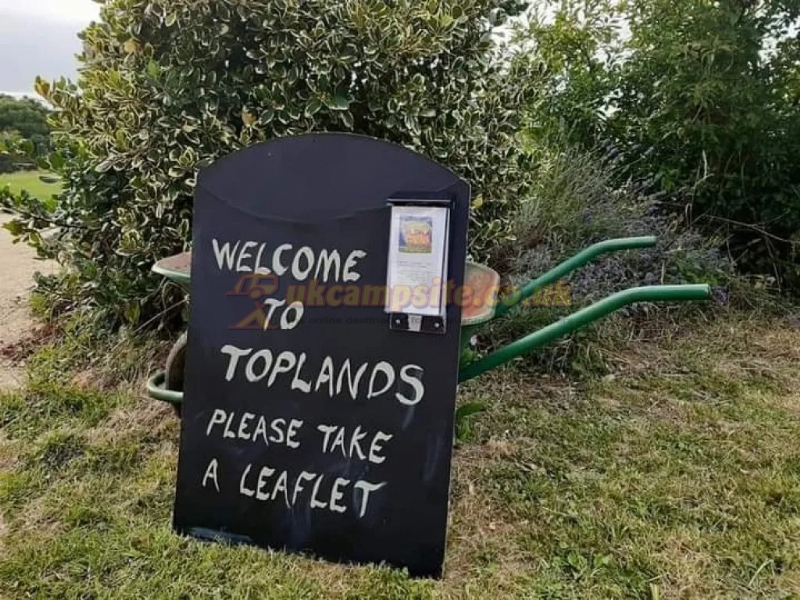 Toplands Farm Certificated Location